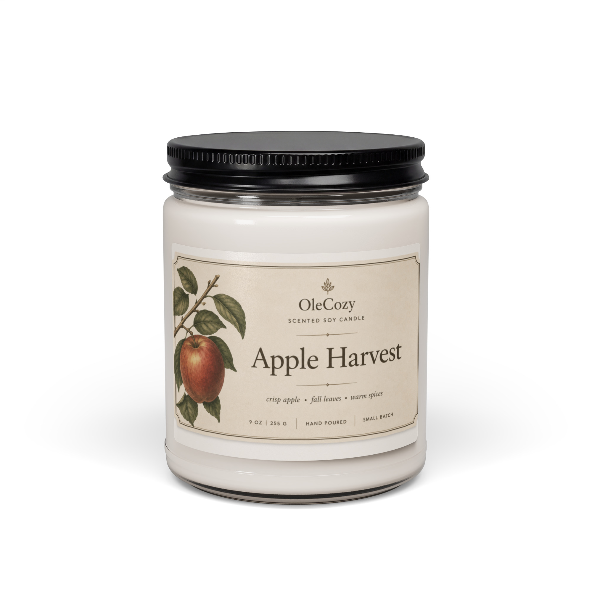 Apple Harvest Scented soy candle - Image 2