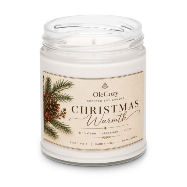 Christmas Warmth Scented soy candle